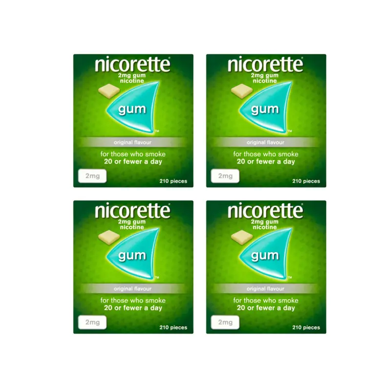 Nicorette Original Gum 2mg 630 Pieces
