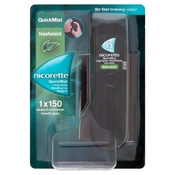 Nicorette Quickmist 1mg Mouthspray Freshmint (1 x 150)