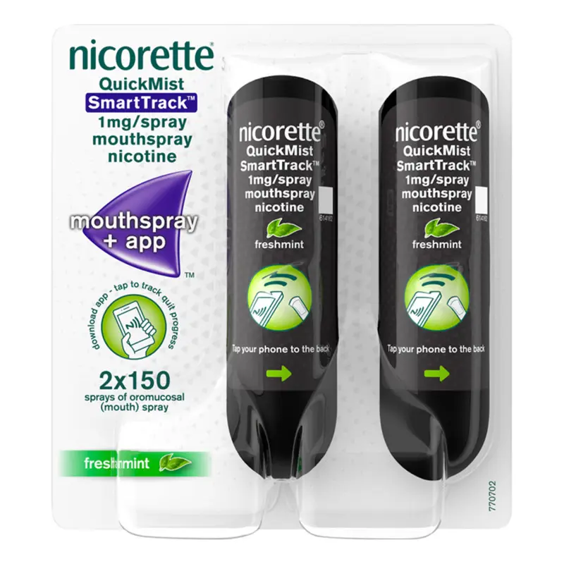 Nicorette QuickMist SmartTrack Spray 1mg Duo