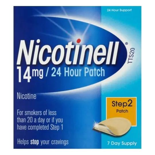 Nicotinell 14mg 24-Hour Nicotine Patch Step 2 - 7 Patches