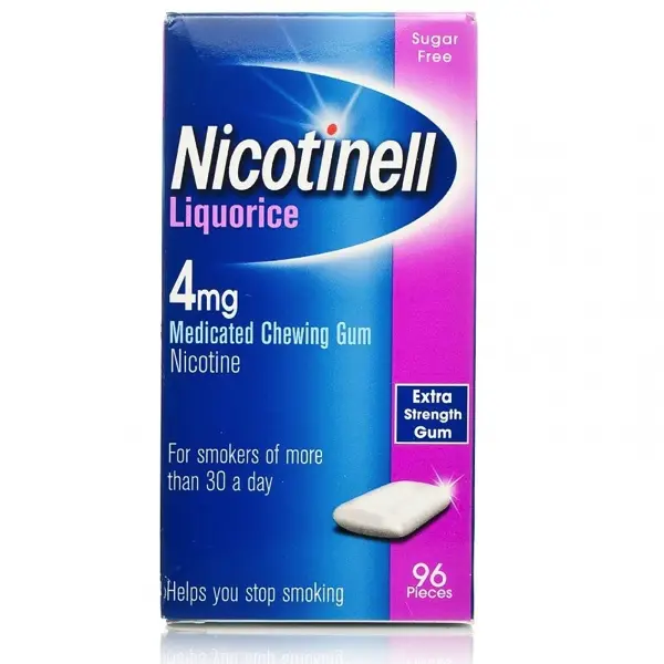 Nicotinell Gum 4mg Liquorice (96 Pieces)