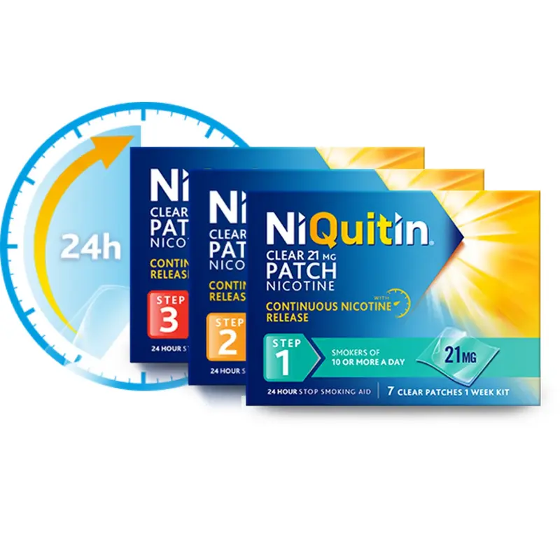 NiQuitin 21mg,14mg, 7mg Patch (A)