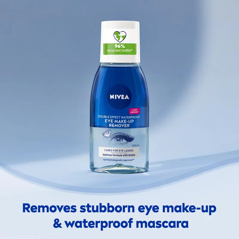 NIVEA Double Effect Waterproof Eye Make-Up Remover 125ml