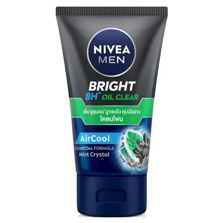 Nivea Men - Bright 8H Oil Clear Mud Foam 100 g.
