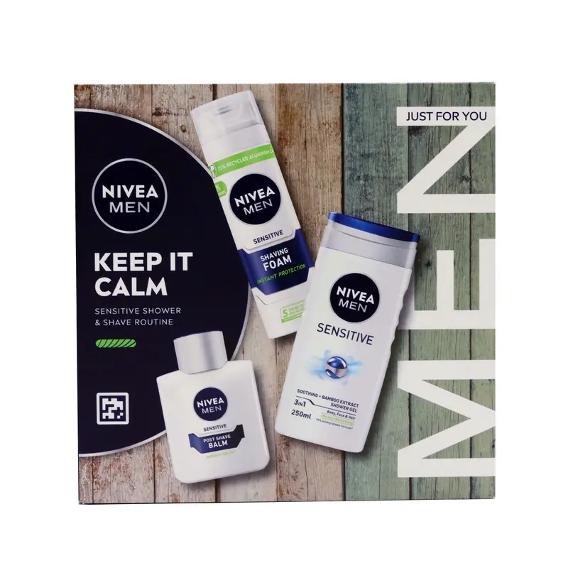 NIVEA MEN Keep It Calm Gift Set (3 Products)