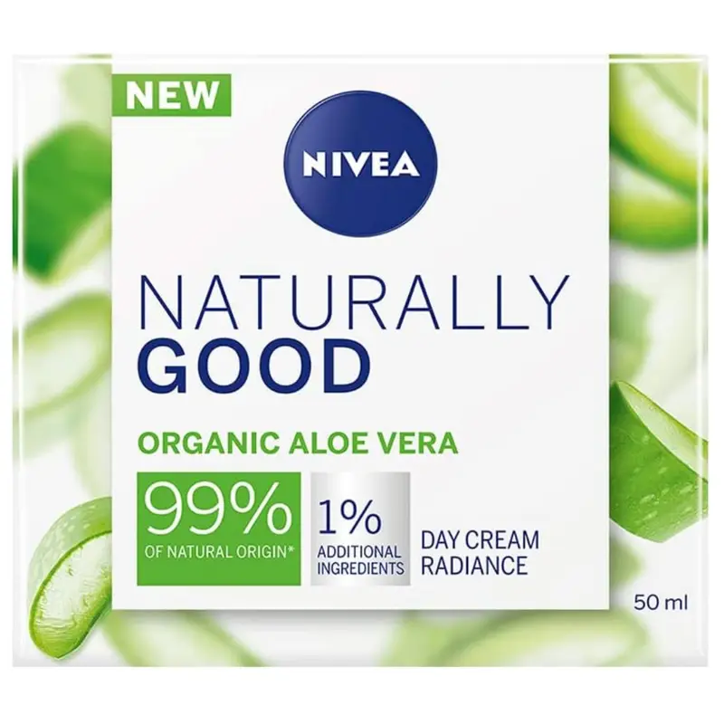 NIVEA Naturally Good Radiance Day Cream Aloe Vera 50ML (D)