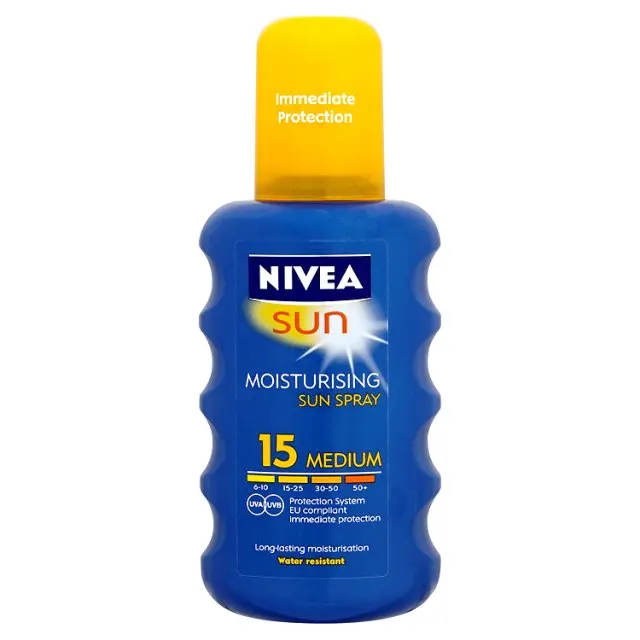Nivea Sun Very High SPF 15 Moisturising Sun Spray (200ml)