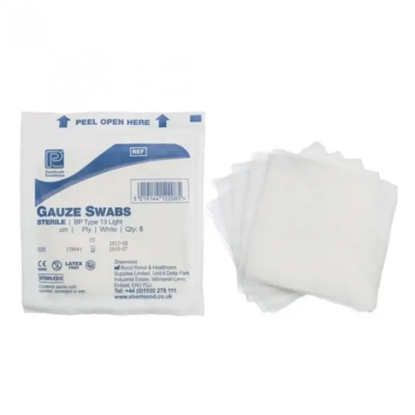Non woven gauze swabs (pack of 200)
