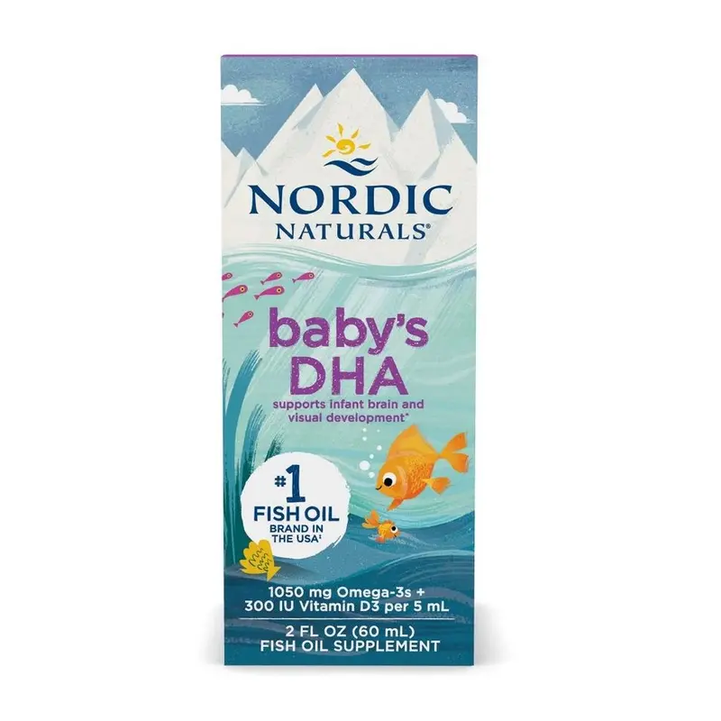 Nordic Naturals Baby's DHA Fish Oil with Vitamin D3 60ml