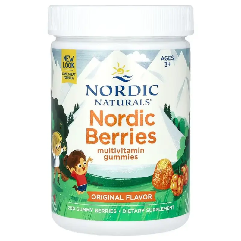 Nordic Naturals Nordic Berries Multivitamin Gummies 200