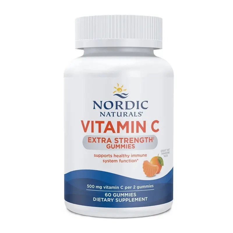 Nordic Naturals Vitamin C Extra Strength Gummies Tangerine 60