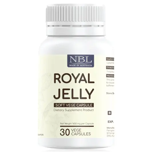 Nubolic (NBL) - Royal Jelly Soft Vege Capsules (30 Capsules)