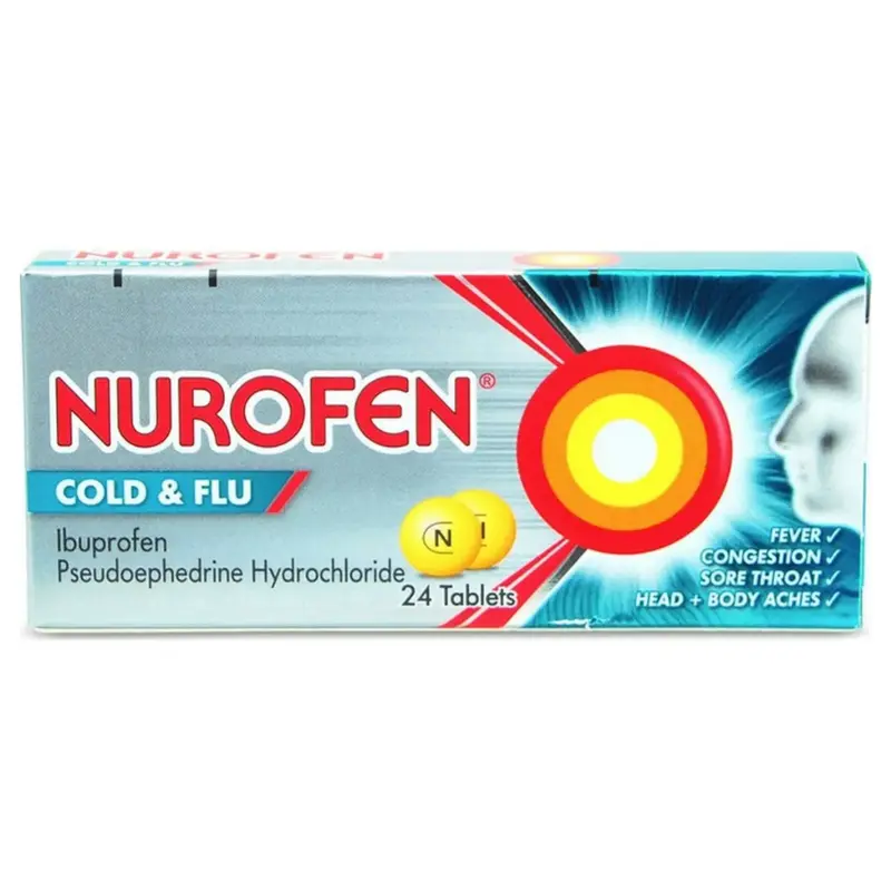 Nurofen Cold and Flu 24 tablets (P)