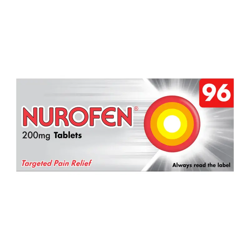 Nurofen Ibuprofen 200mg Tablets for Headaches & Pain Relief