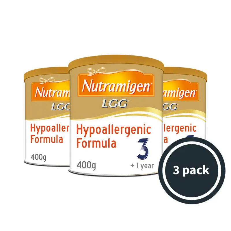 Nutramigen 3 With LGG Hypoallergenic Formula 1+ Years - 3 Pack