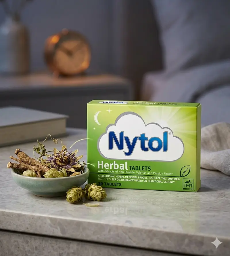 Nytol Herbal Tablets (30ct) – Natural Night-Time Sleep Aid