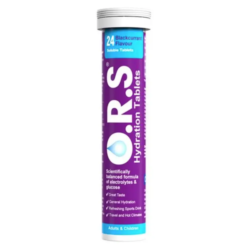 O.R.S. Hydration Tablets - Blackcurrant & Lemon Flavour
