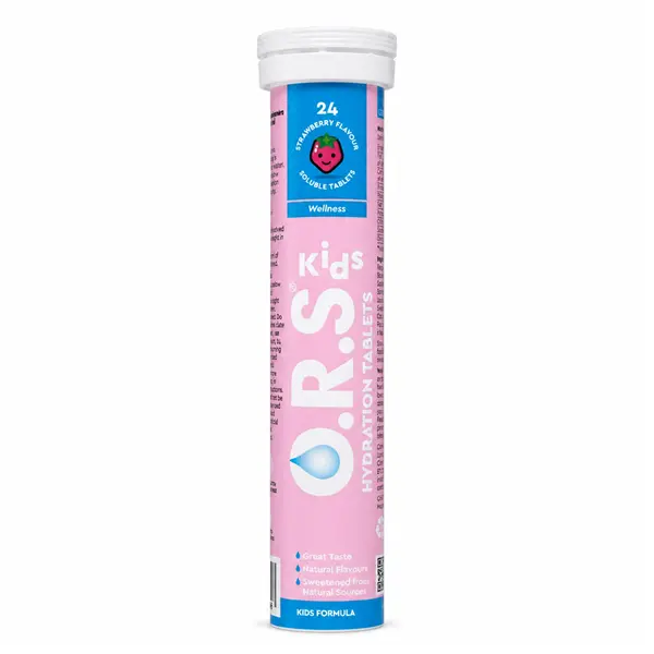 O.R.S Kids Strawberry Hydration Tablets - 24 Tablets