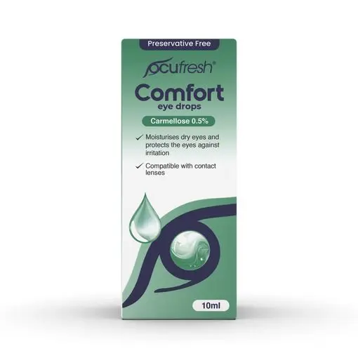 Ocufresh Comfort Carmellose 0.5% PF Eye Drops 10ml