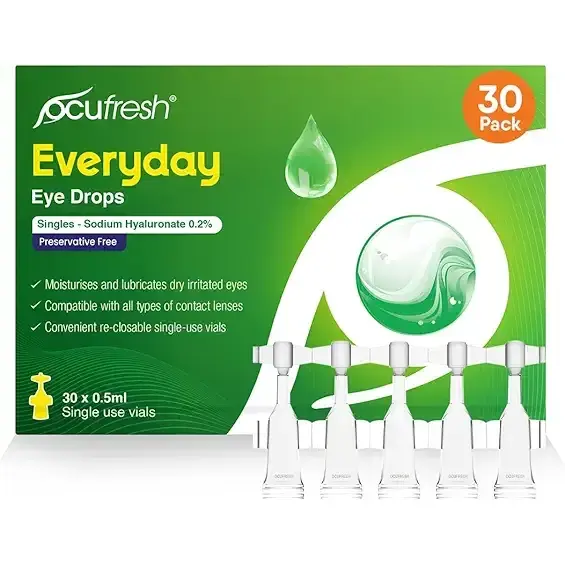 Ocufresh Everyday PF Eye Drops 30 x 0.5ml