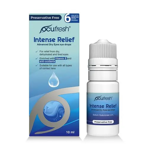 Ocufresh Intense Relief Sodium Hyaluronate 0.4% PF Eye Drops 10ml