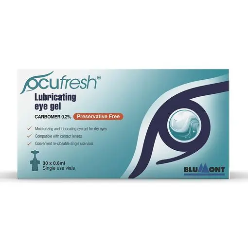 Ocufresh Lubricating PF Eye Drops 30 Single-Dose Vials