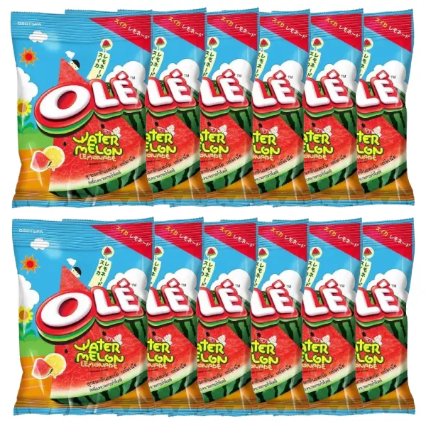 Olé - Watermelon Lemonade Candy 25g. (Pack of 12)