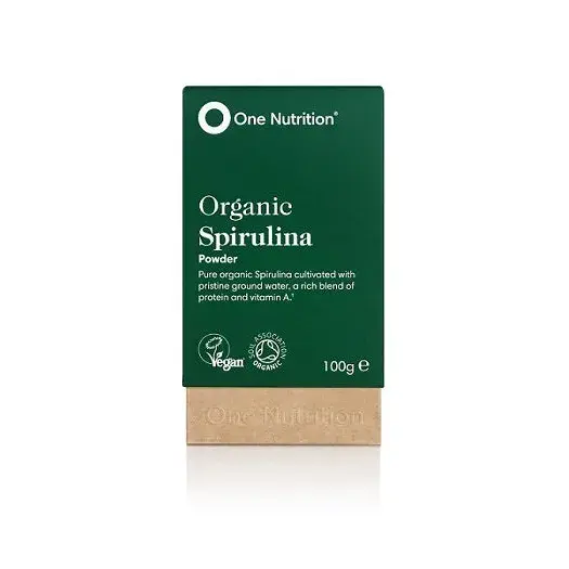 One Nutrition Organic Spirulina - 100 Vegicaps