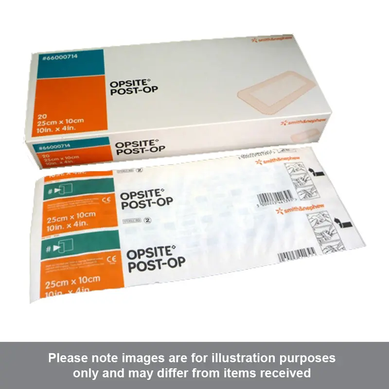 Opsite Post Op 10cm x 25cm Pack of 20