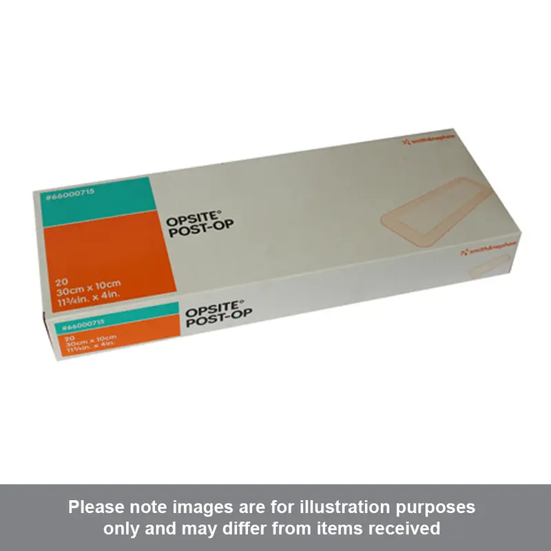 Opsite Post Op 10cm x 30cm Pack of 20