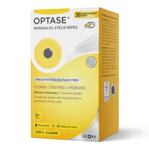 Optase Manuka Oil Eyelid Wipes 30 Pack