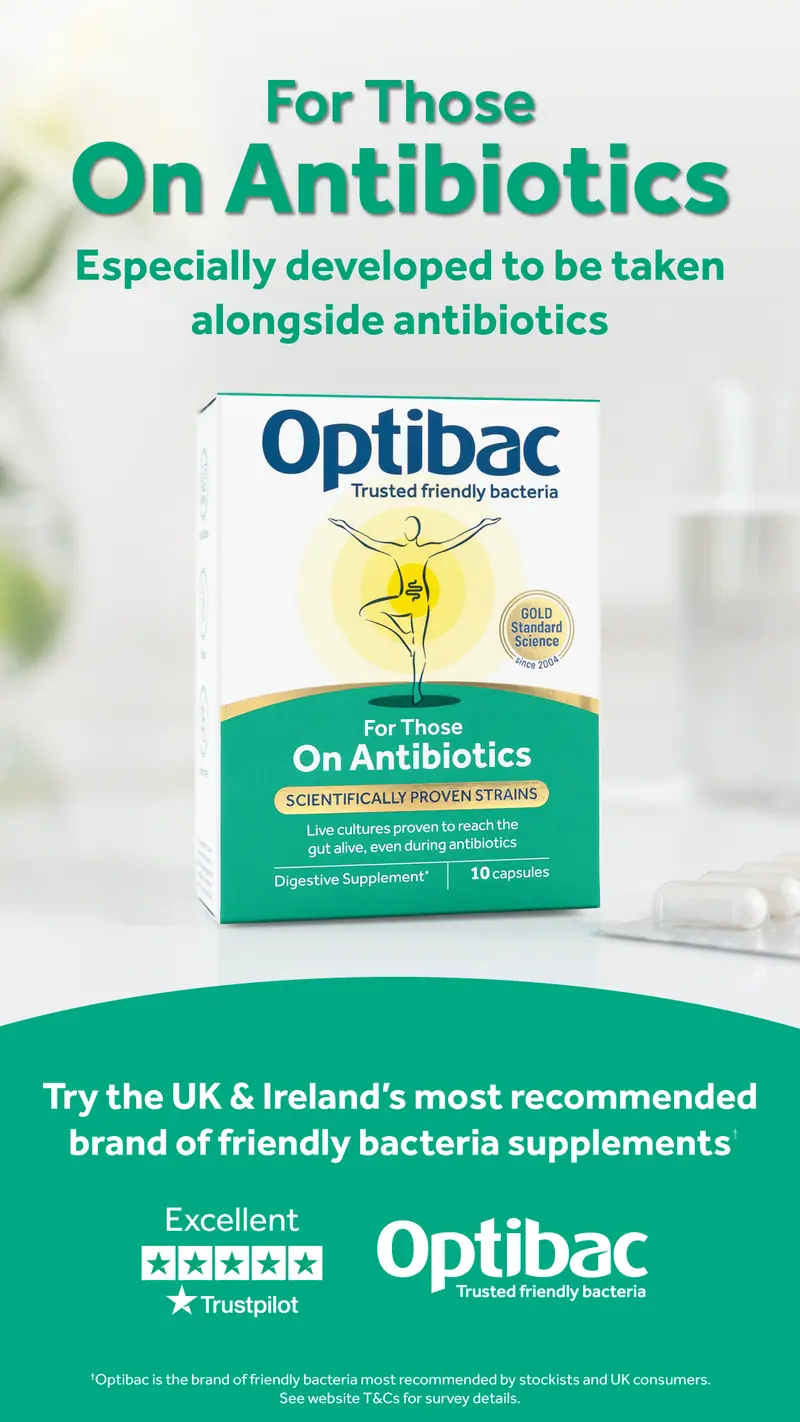 Optibac Probiotics for on Antibiotics