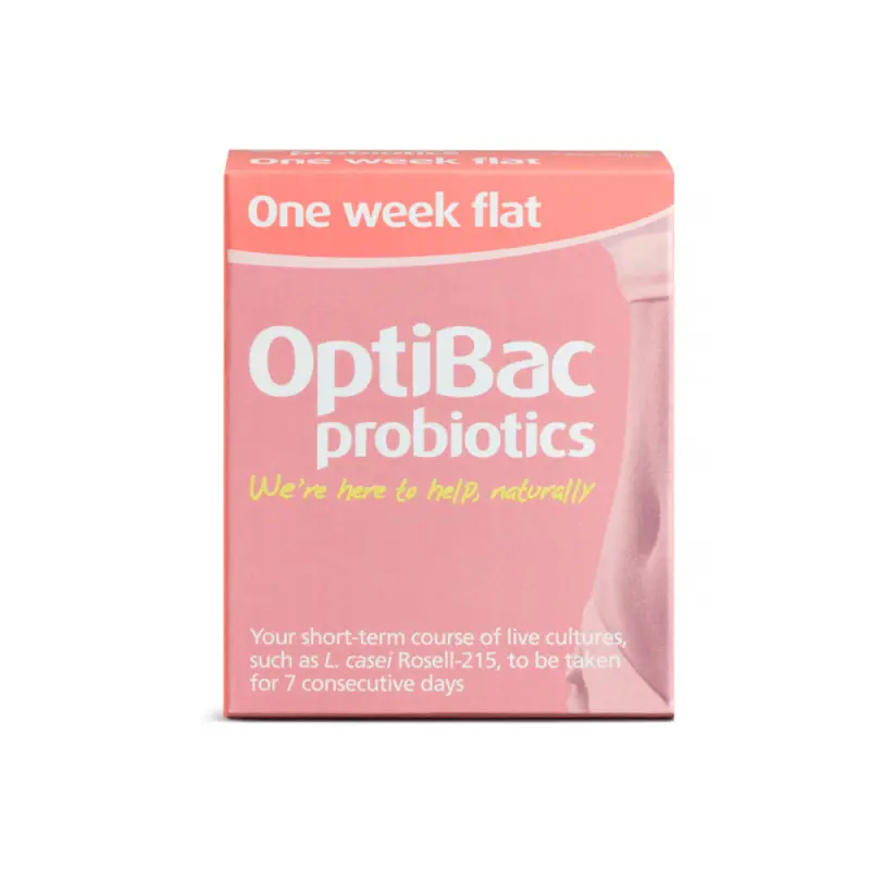 OptiBac Probiotics One Week Flat