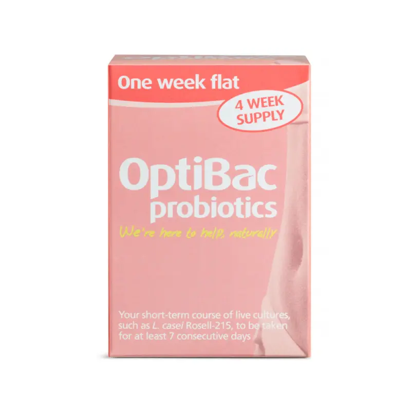 OptiBac Probiotics One Week Flat