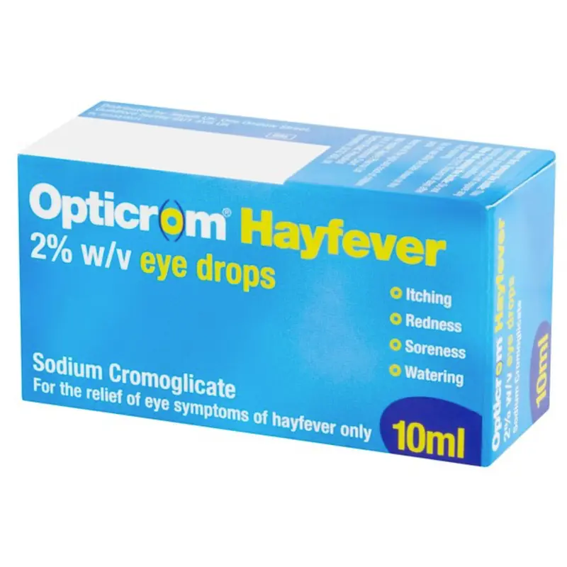 Opticrom Hayfever Eye Drops - 10ml