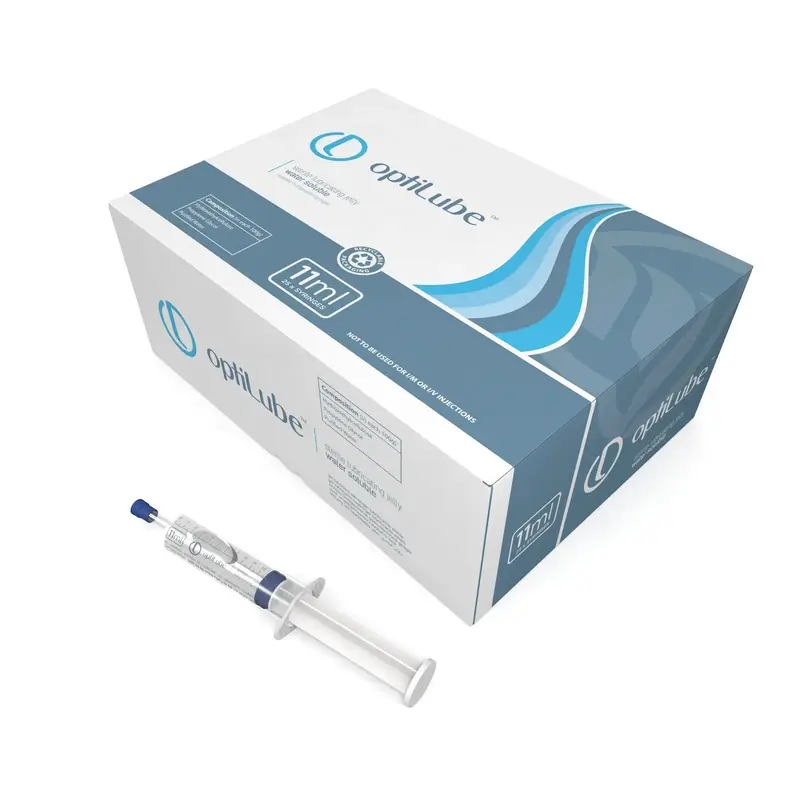 OptiLube Sterile Lubricant Jelly Syringes (6ml or 11ml) (x25)