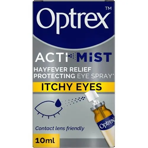 Optrex ActiMist Double Action Spray Itchy Watery Eyes 10ml