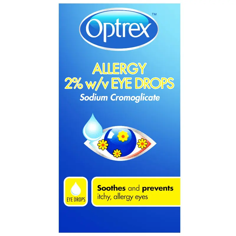 Optrex Allergy Sodium Cromoglicate 2% Eye Drops - 10ml