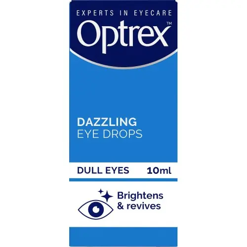 Optrex Dazzling Brightening Eye Drops for Dull Eyes 10ml