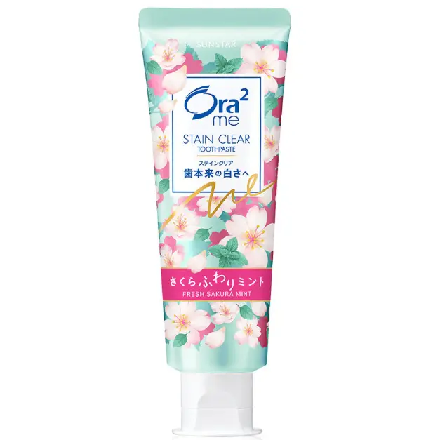 Ora2 - me Stain Clear Toothpaste Fresh Sakura Mint 130g.