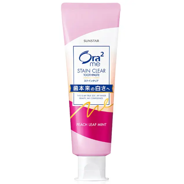 Ora2 - me Stain Clear Toothpaste Peach Leaf Mint 140g.