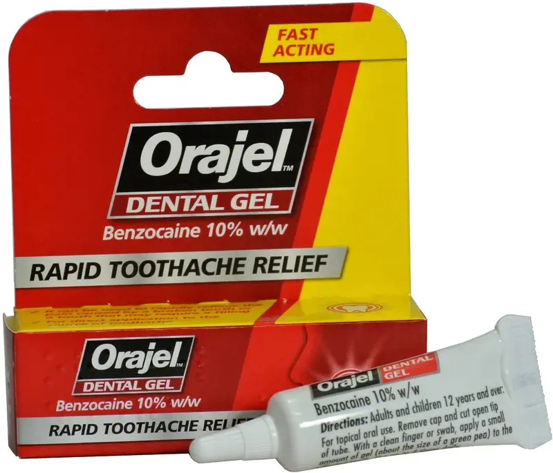 Orajel Benzocaine 10% Dental Gel - 5.3g
