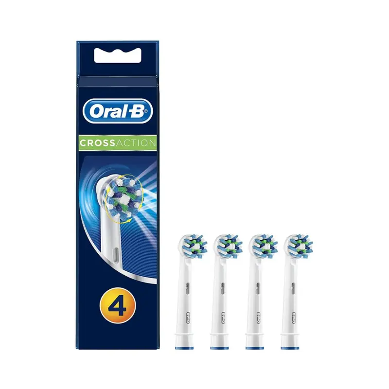 Oral-B Cross Action Toothbrush Heads x4