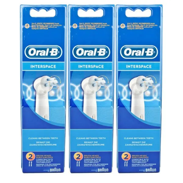 Oral-B Interspace Brush Heads - 3 Pack