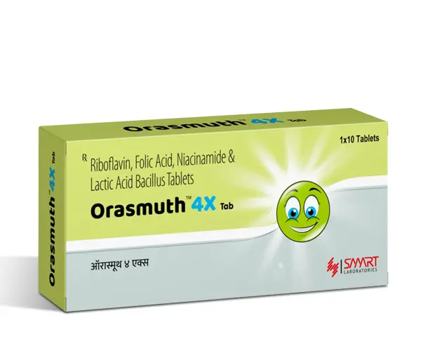 Orasmuth Tablets – 10 Tablets Antiseptic & Analgesic Mouth Ulcer Tablets