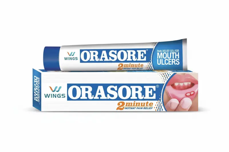 Orasore Mouth Ulcer Gel 12 g Quick Relief from Mouth Ulcer Pain in Just 2 Minutes