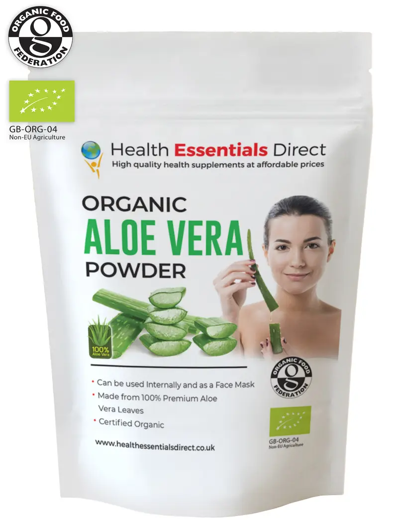 Organic Aloe Vera Powder (For Internal Use and Face Mask)