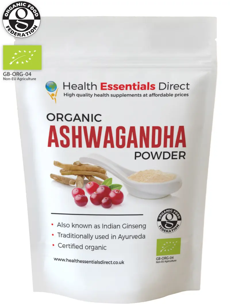 Organic Ashwagandha Powder (Withania Somnifera, Indian Ginseng)