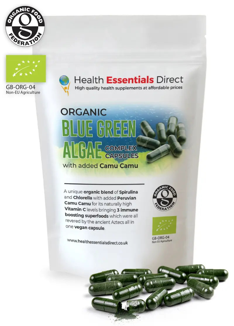 Organic Blue Green Algae Complex Capsules