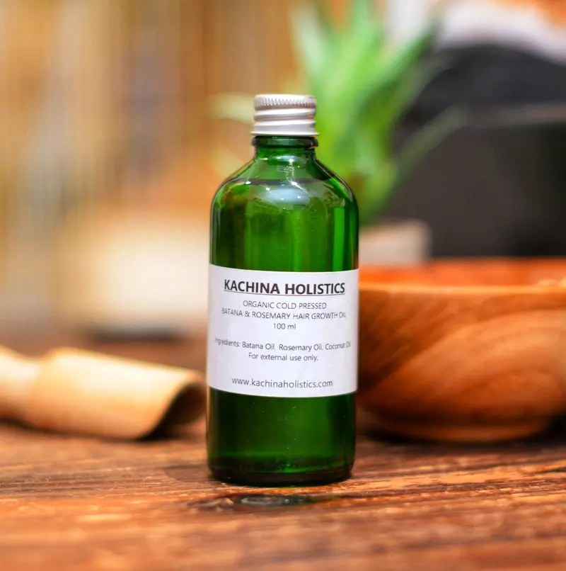 Organic Cold-Pressed Batana, Rosemary, and Coconut Oil (100ml)